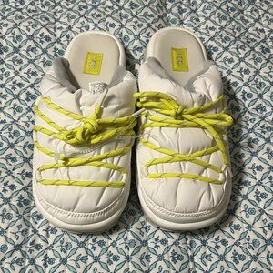 UGG White and Yellow Shoes